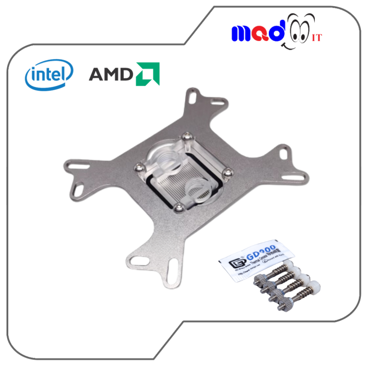 Cpu Sponge Amd บล๊อคซีพียู MSC INTEL / AMD CPU Water Cooling สำหรับคอมพิวเตอร์ Block ...