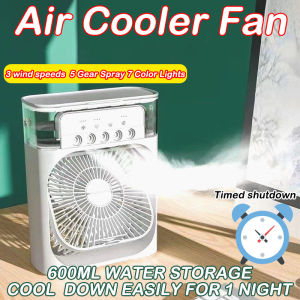 【Summer Essentials】Air conditioning fan Portable Mini Air Cooler kipas angin Air Humidifier Convenient to carry silent fan USB air conditioner ice humidifier 冷风机风扇