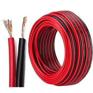 100m 18 Gauge Red And Black Speaker Wire With Durable Pvc Insulation - Red and Black (USA Standard)