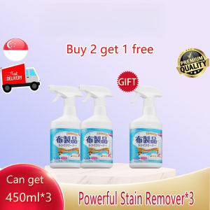 SG local sendHot In Japan Fabric Cleaner Powerful Stain Remover、Sofa Stain Remover No Need To Wash 450ml For Sofas Bed Linen Curtains Shirts Fabrics Pants For All Natural Fabric Cleaning