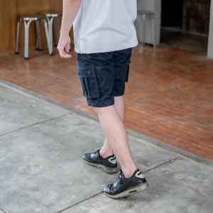 BAPIN Celana Cargo Pendek Pria Iron Army Green - Short Cargo Pants