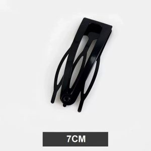 Drop Shape Hairpin High-Quality Black BB Clips DIY Barrette Hairgrip Metal Hairpin