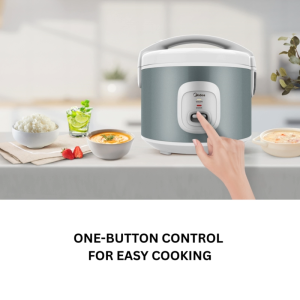 Midea 1.8L Rice Cooker Non-Stick Pot 700W (MRM18010BDG)