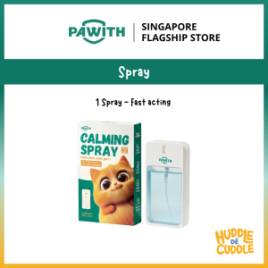 Pawith Cat Calming Spray - For Anxious Stress Cats - Pheromones (Pawith - No plug required. Feliway - Plug required)