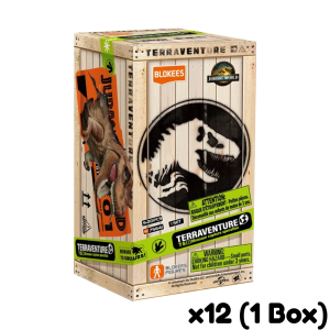 Kidztime x Blokees Jurassic World Terraventure TS 01 Dinosaur Capture Operation Series Collectible Figure Blind Box