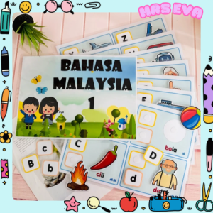 Busy Book BM : Fonik Abjad | Melayu马来文 | Preschool Quiet Book | Early Learning Sticker Book