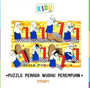 Puzzle Peraga Wudhu Perempuan