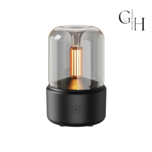 Goose Hours เครื่องทำความชื้นอโรม่าแบบพกพา หลอดไฟ LED Portable Aroma Diffuser Air Humidifier LED Night Light 120ML ใส่กลิ่นหอมได้ สายชาร์จ USB