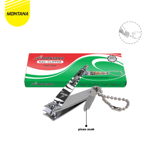 MONTANA Gunting Kuku Kecil Stainless Steel Box 12 Pcs Nail Clipper Perawatan Tangan TNC-602/Box