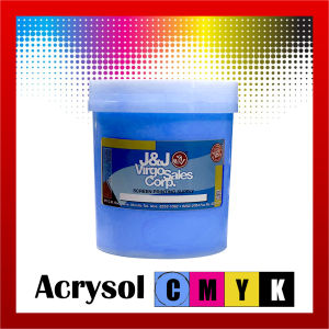 JJ Virgo Acrysol CMYK Waterbased Ink for Silk Screen