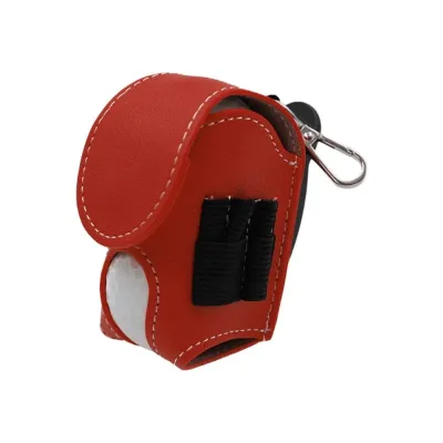 BLACKON Treo eo Túi đựng bóng golf Da PU Di động Túi đựng bóng golf mini Lưu trữ chuyên nghiệp Chống thấm nước Túi đựng thắt lưng chơi golf Golf ngoài trời