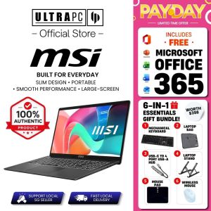 [FAST SHIP] MSI Modern 15 Everyday Laptop — 15.6" FHD IPS - Intel Core 7 Processor - 32GB RAM* - 512GB SSD