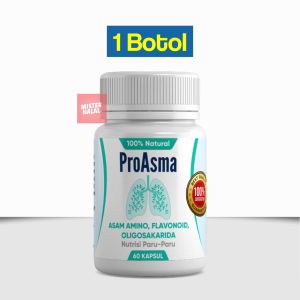 PROASMA Herbal Sesak Napas & Asma – Bantu Legakan Napas Kurangi Batuk & Napas Berat Dukung Kesehatan Paru dan Saluran Pernapasan Agar Aktivitas & Istirahat Lebih Nyaman – Suplemen Herbal Original