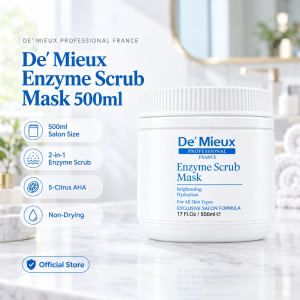 De Mieux Enzyme Scrub Mask 500ml Facial Exfoliator Skincare Masker Muka Buang Sel Kulit Mati Pori Tersumbat 去角质面膜