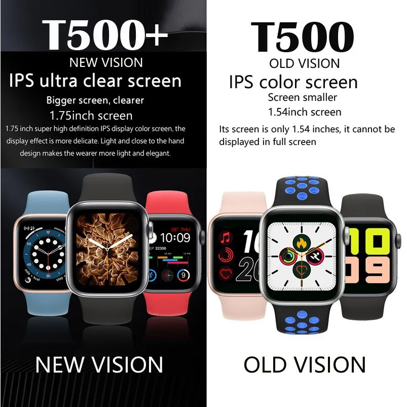 2021 T500 Smart Watch New Arrivals Appling Watch Series 5 BT Call