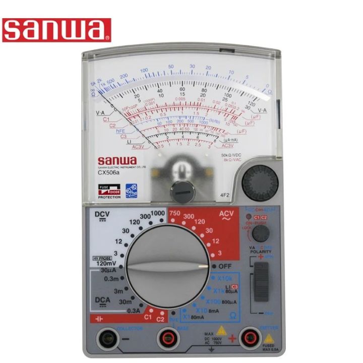 Sanwa CX506A Analog Multimeter Pointer MultiFunction MultiRange