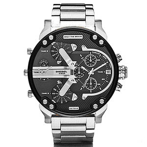 Super Large Dial Stylish Black Warrior Watch for Men Year-Round Multi-Function Dark Blue Night Light
