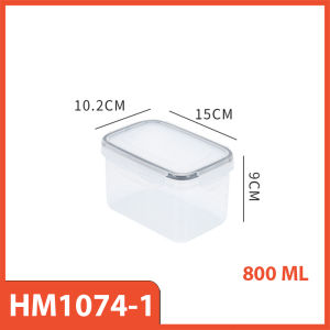 Toples Kotak Snack Kedap Udara Penyimpanan Bening Cereal Kontainer Makanan Food Storage Jar Container