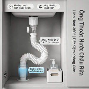 Bộ Xả Lavabo Ống Xả Chậu Rửa Mặt Nhựa ABS Lõi Inox Chống Mùi Hôi Côn Trùng Thiết Kế Chữ S Rổ Lọc Chống Tắc Cửa Sổ Trong Suốt Dễ Dàng Vệ Sinh Lắp Đặt Không Cần Dụng Cụ Phù Hợp Chậu Có Hoặc Không Có Lỗ Tràn Đầu Nối Phổ Biến (40-50mm) Kéo Dài (300-880mm)