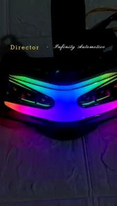 Lampu Stop + Sen LED Running Rainbow RGB Xcase Yamaha NVX/Aerox 155 Old