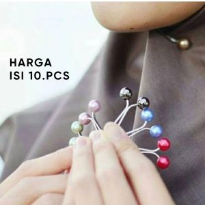 (harga 10.pcs) clip hijab.klip turkiklip turkey.peniti hijab.bross hijab.pin hijab.peniti