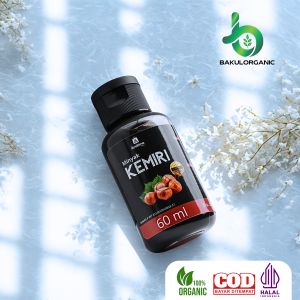 Bakulorganic Minyak Kemiri Bakar 100% Murni Organik Treatment Rambut