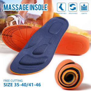 Sol Pijat Kaki Penuh Pria dan Wanita yang Nyaman Lembut dan Fleksibel Pemotongan Bebas Biru 35-46