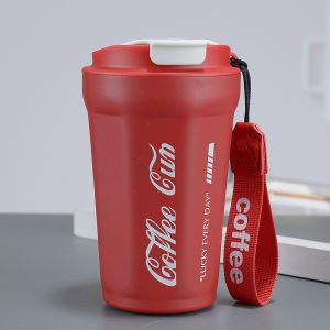 Jumper Kids แก้วเก็บอุณหภูมิ Coffee Cup แก้วสแตนเลส เกรด 304 แก้วเก็บความเย็น แก้วเก็บความร้อน ยกดื่มได้ พร้อมสายรัดข้อมือ