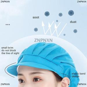 [COD] ZNPNXN Chef Hat Dustproof Workshop Catering Hat Food Factory Work Hat Canteen Work Hat