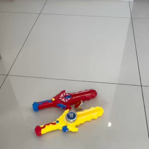 The Gift Rotary Combat Gyro Spinning Top Sword With Light Toy For Kids Gaging Pedang Dengan LED Mainan Untuk Kanak