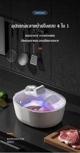 อุปกรณ์ถนอมอาหารและละลายอาหาร ละลายน้ำแข็งอย่างรวดเร็ว