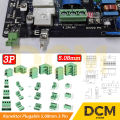 Terminal Block Konektor Plugable 5.08mm 3 Pin Screw Connector Straight. 