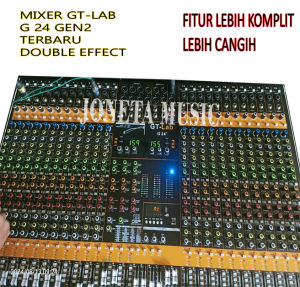 MIXER ANALOG GT Lab 24 GEN2 24Channel /G24 GEN2 DOUBLE EFFECT Original By RDW
