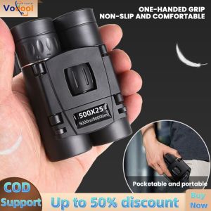 Versatile 500x25 Binoculars with HD Long Range Focus for Camping Hiking and Outdoor Activities