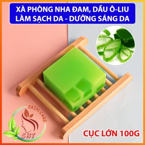 Xà Phòng Nha Đam NIYANTANG Cục 100g Chiết Xuất Nha Đam Dầu Ô-Liu – Làm Sạch Da Bổ Sung Vitamin Giúp Dưỡng Sáng Da Cấp Ẩm