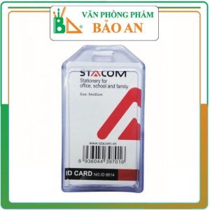 Mặt Thẻ Dọc Nhựa Dày Stacom 6614 (5 Chiếc/ Tập)