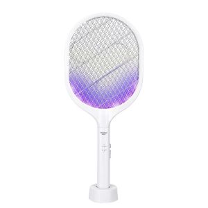 Rechargeable Electric Mosquito Swatter Automatic Mosquito Trap Electric Net Mosquito Killing LED Mosquito Lamp Household