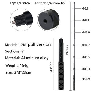 20231126 Invisible Selfie Stick For Insta360 X5 X4 X3 X2 Selfie Stick Bullet Time Bundle Handle for Insta360 Panoramic Camera Accessory