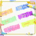 ONE-A114 Highlighter Pastel 2 Sisi Isi 6pcs 12 Warna / Spidol Penanda Teks Set Alat Tulis Sekolah. 