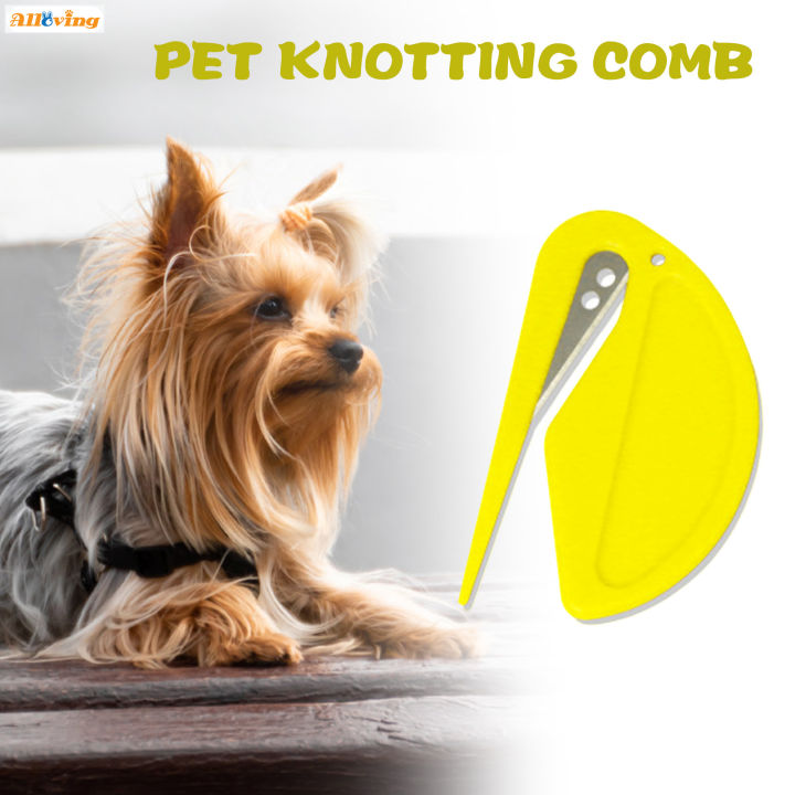 Alloving Pet Hair Knotting Comb Effectively Remove Knotting Hair Pet