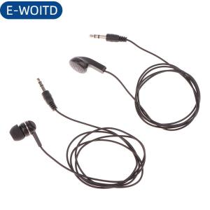 E-WOITD 1PC tai nghe 3.5mm cắm duy nhất bên tai nghe Tai nghe Tai nghe kênh kép cho Máy Tính Xách Tay PC Tai nghe