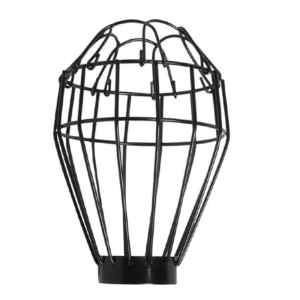 Iron Reticulation Lamp Safety Cover Factory Use Heating Bulb Guard Ventilated Design Shatterproof Protection Solid Lighting Defensed