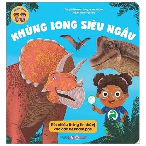 Sách bìa và trang cứng - Nhà thám hiểm nhí - Khủng Long Siêu Ngầu - Tân VIệt Books.