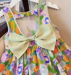 KYII Girls summer dress sleeveless baby fashion Dress ky22179