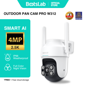 Botslab Outdoor Pan/Tilt Camera Pro W312 4MP 2.5H CCTV Security Camera
