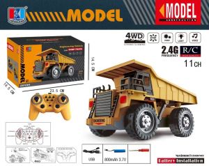 SYARIAH TOYS HENGJIAN ENGINEERING VEHICLE SERIES DUMP TRUCK RC REMOTE CONTROL 2.4GHZ 4WD 1:24 806