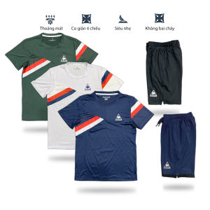 Bộ thể thao nam hè Pickleball cổ tròn mát mẻ siêu nhẹ vận động cực đỉnh