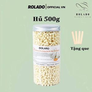 [CHE TÊN] Sáp Wax Lông 500g ROLADO Kem Sữa Đặc Biệt Dành Cho Vùng Lông Tơ Mỏng - An Toàn Hiệu Quả Tẩy Lông Toàn Thân