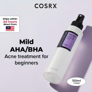 COSRX AHA/BHA Clarifying Treatment Toner 150ml Mild Exfoliating Facial Toner For Beginner Clear Dead Skin Cells Unclog Pores Reduce Blackheads Control Oil Refine Skin Texture For Acne Prone Skin