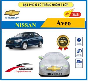 Bạt Phủ Xe CHEVROLET Aveo tráng nhôm cao cấp-Chống nắng chống mưa 3 lớp